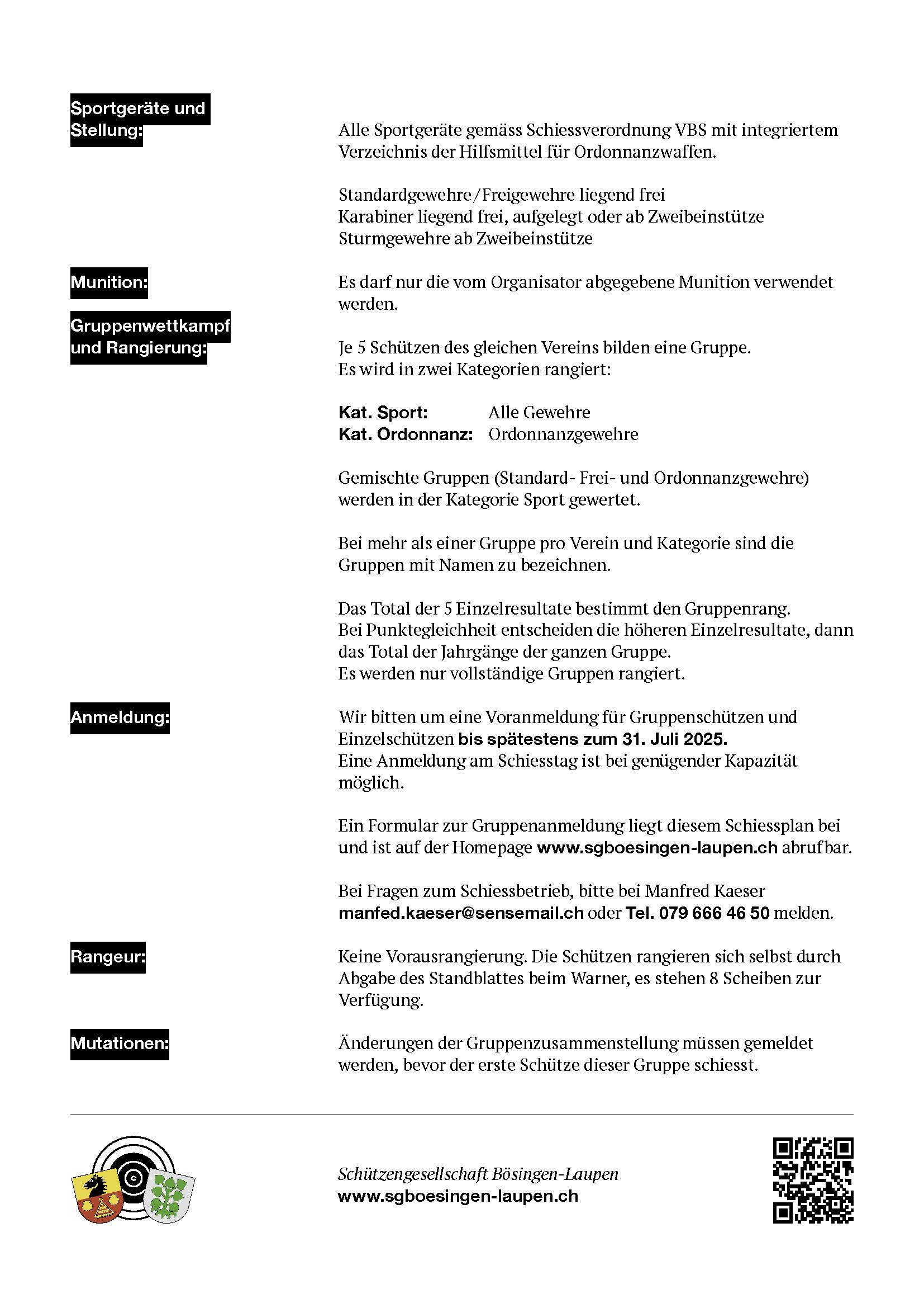 Laupenschiessen 2025